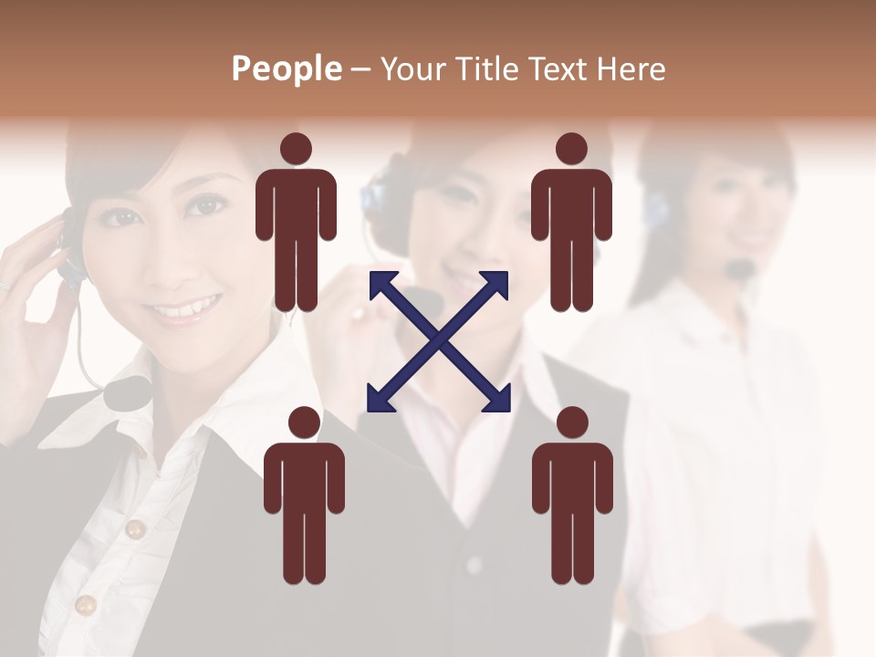 Office Assistant Businesswoman PowerPoint Template