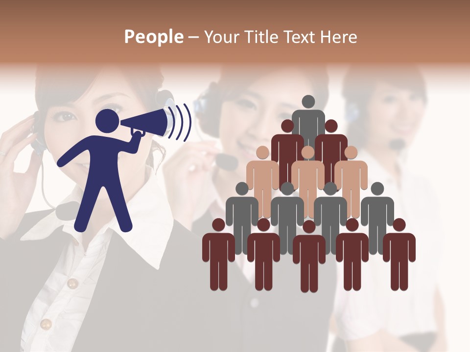 Office Assistant Businesswoman PowerPoint Template