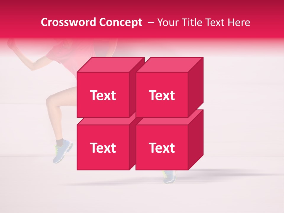 Runner Ambition Start PowerPoint Template