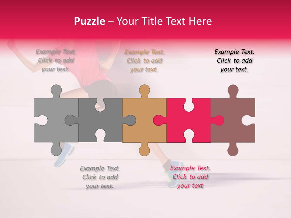 Runner Ambition Start PowerPoint Template