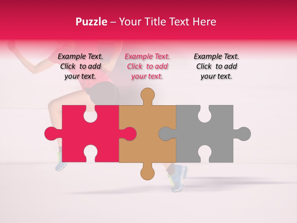 Runner Ambition Start PowerPoint Template