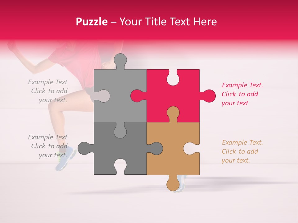 Runner Ambition Start PowerPoint Template