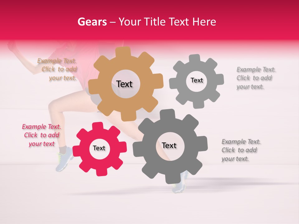 Runner Ambition Start PowerPoint Template