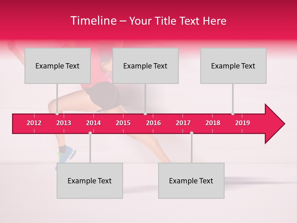Runner Ambition Start PowerPoint Template