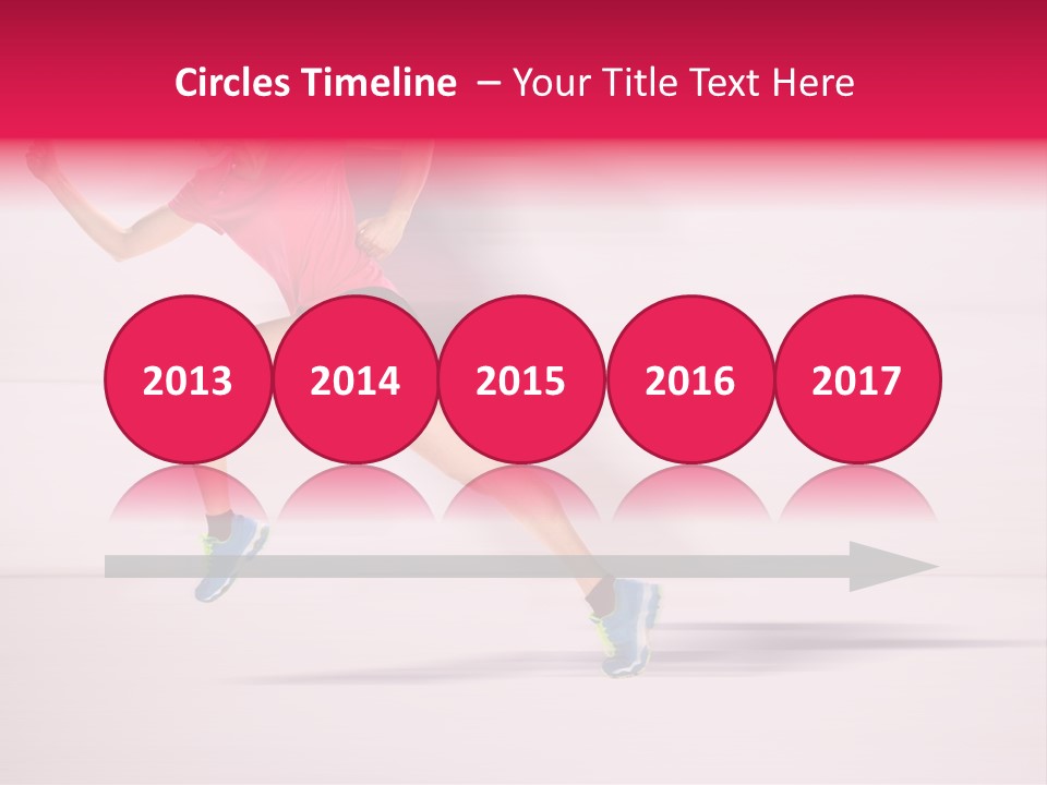 Runner Ambition Start PowerPoint Template