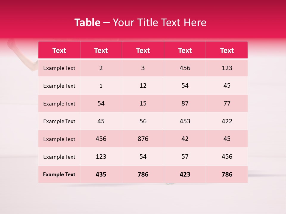 Runner Ambition Start PowerPoint Template