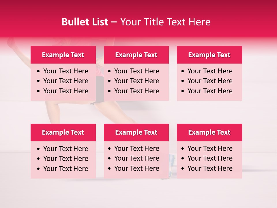 Runner Ambition Start PowerPoint Template