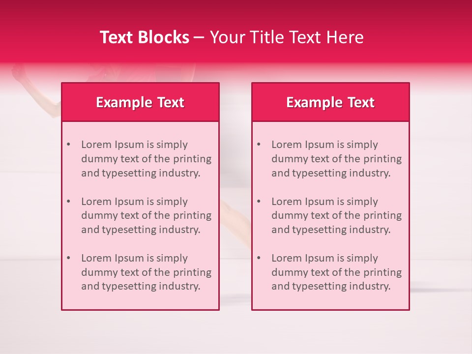 Runner Ambition Start PowerPoint Template