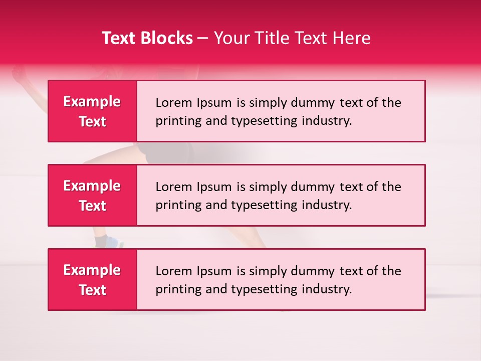 Runner Ambition Start PowerPoint Template