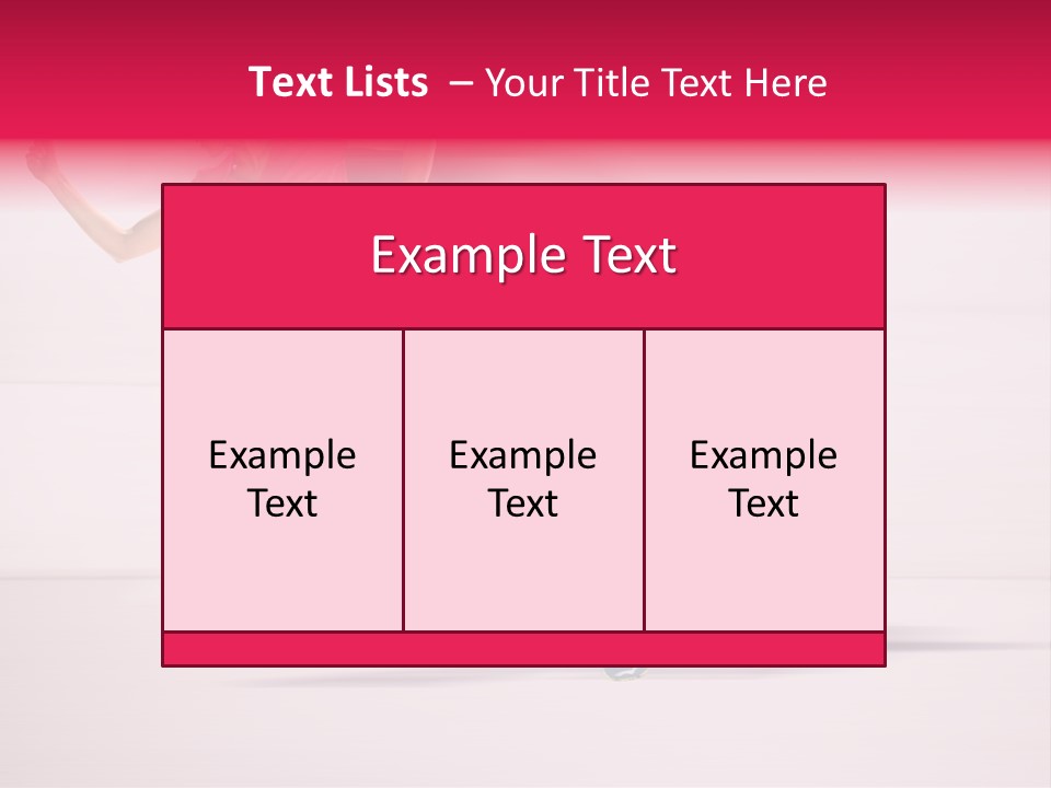 Runner Ambition Start PowerPoint Template
