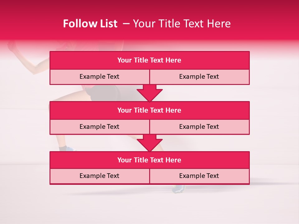 Runner Ambition Start PowerPoint Template