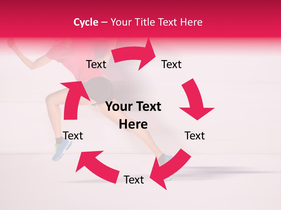 Runner Ambition Start PowerPoint Template