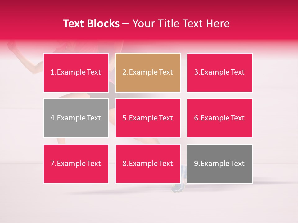 Runner Ambition Start PowerPoint Template