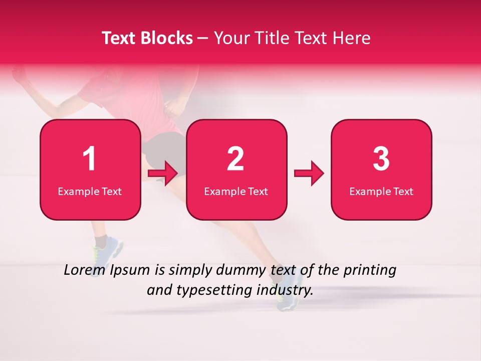 Runner Ambition Start PowerPoint Template