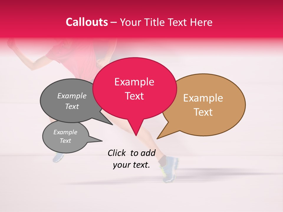 Runner Ambition Start PowerPoint Template