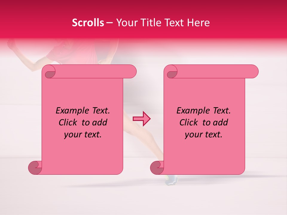 Runner Ambition Start PowerPoint Template