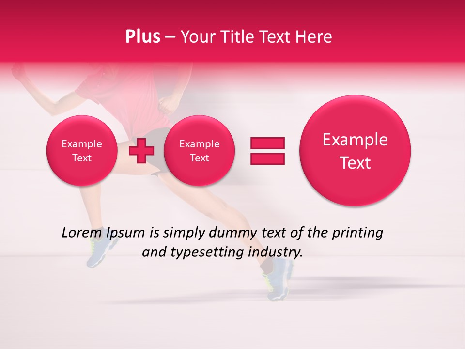 Runner Ambition Start PowerPoint Template