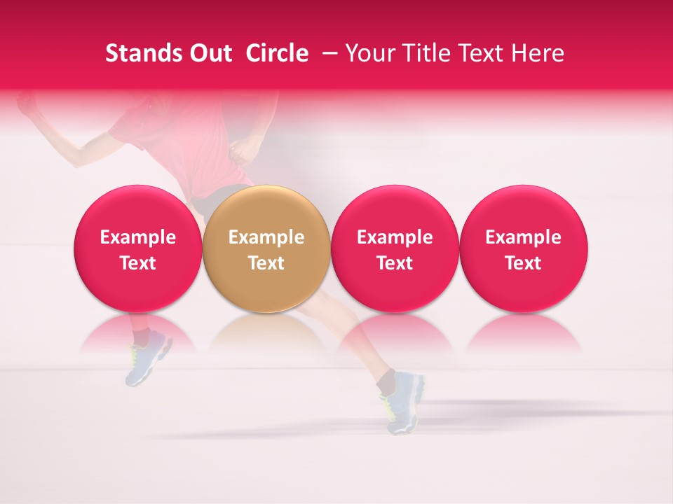 Runner Ambition Start PowerPoint Template