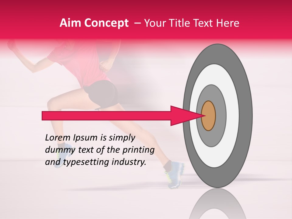 Runner Ambition Start PowerPoint Template