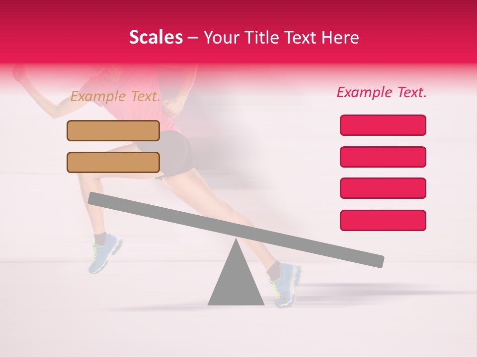 Runner Ambition Start PowerPoint Template