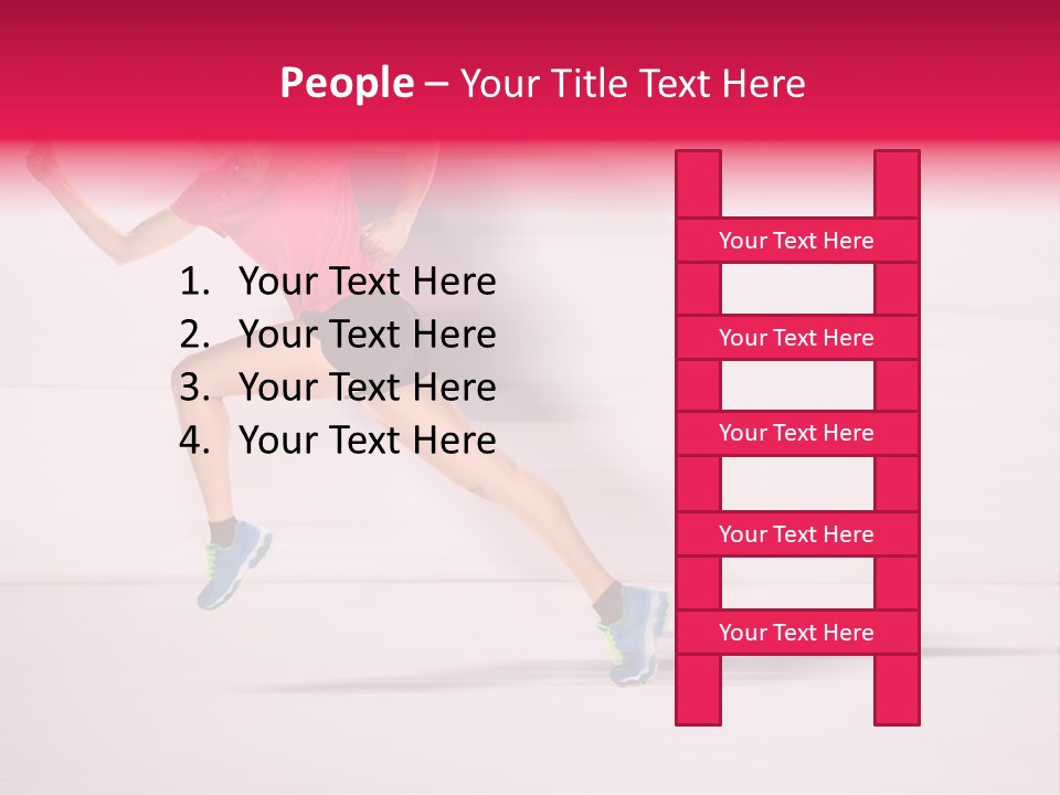 Runner Ambition Start PowerPoint Template