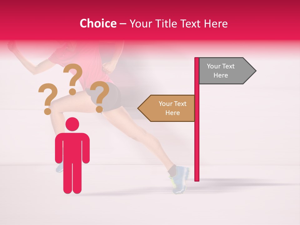 Runner Ambition Start PowerPoint Template