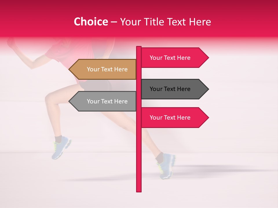 Runner Ambition Start PowerPoint Template