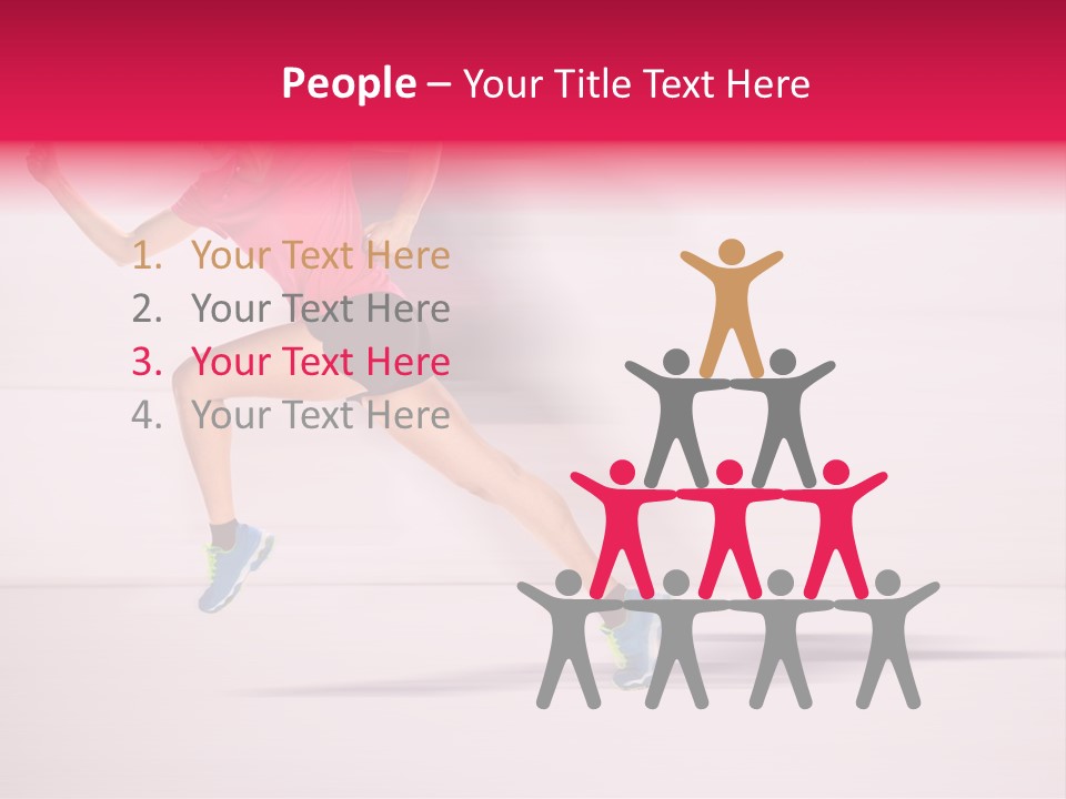 Runner Ambition Start PowerPoint Template