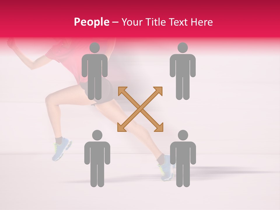 Runner Ambition Start PowerPoint Template