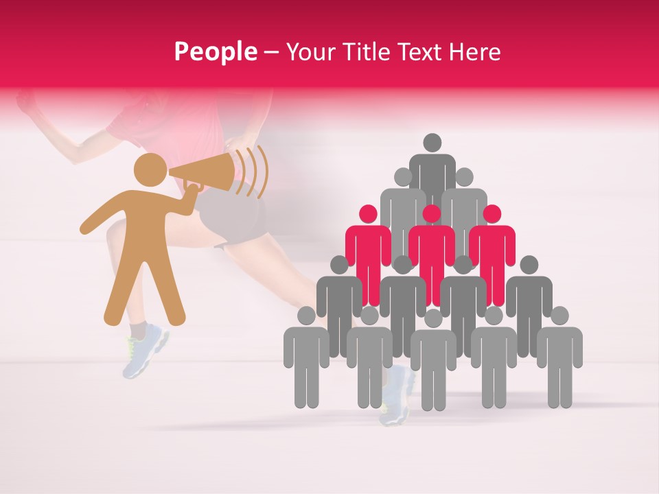 Runner Ambition Start PowerPoint Template