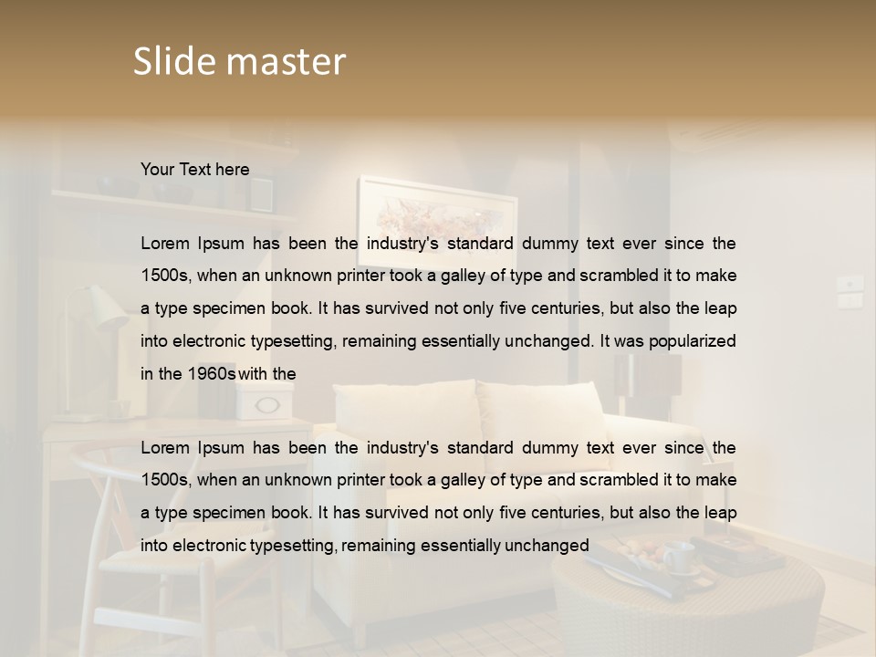 Property Modern Accessories PowerPoint Template