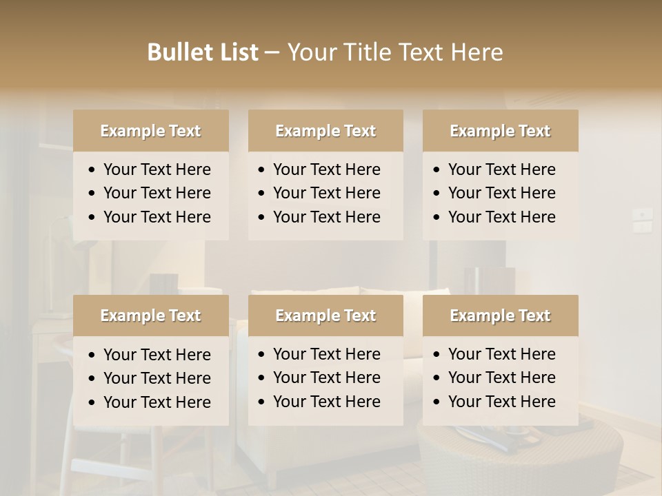 Property Modern Accessories PowerPoint Template