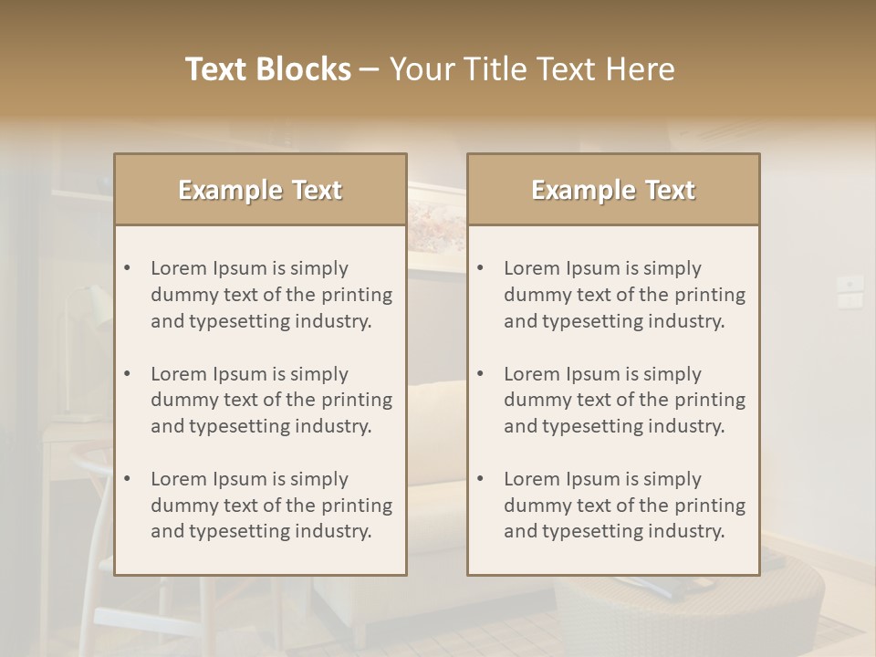 Property Modern Accessories PowerPoint Template