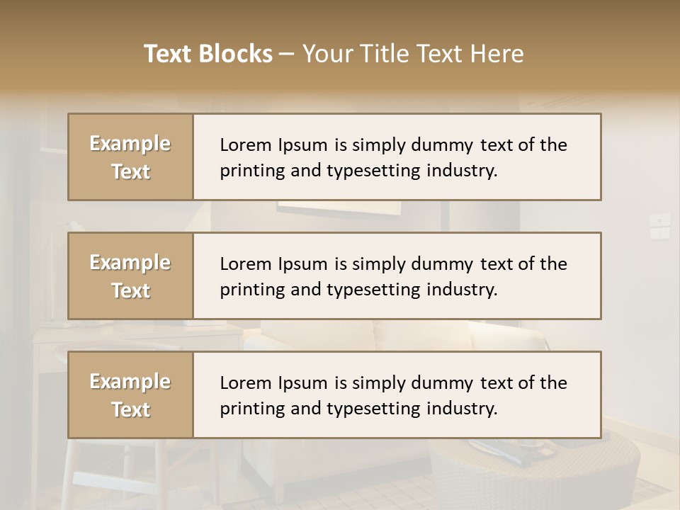 Property Modern Accessories PowerPoint Template