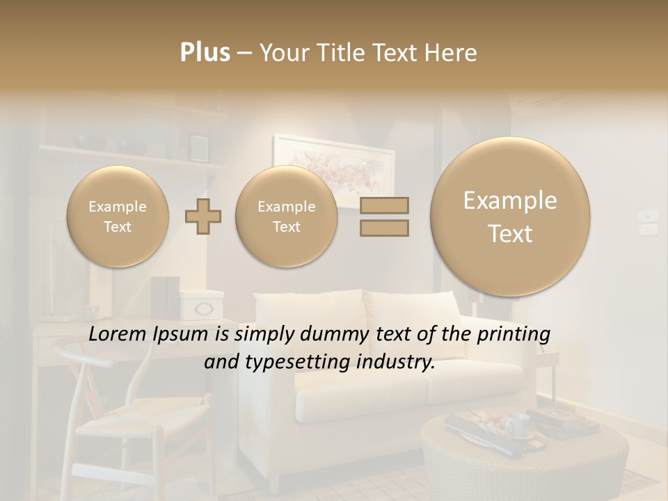 Property Modern Accessories PowerPoint Template