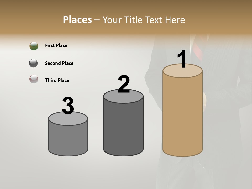 Shirt Tie Person PowerPoint Template