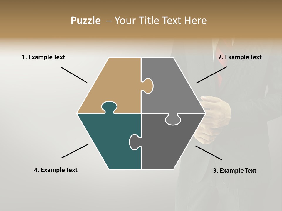 Shirt Tie Person PowerPoint Template