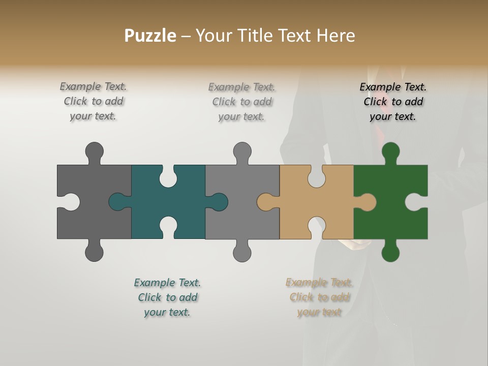 Shirt Tie Person PowerPoint Template