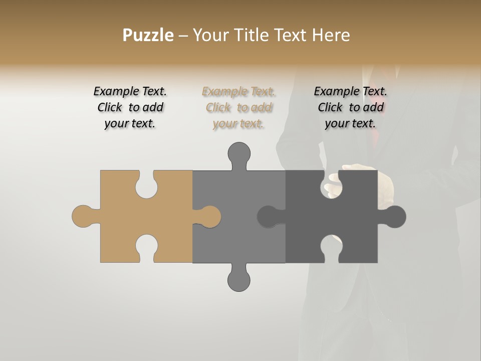 Shirt Tie Person PowerPoint Template