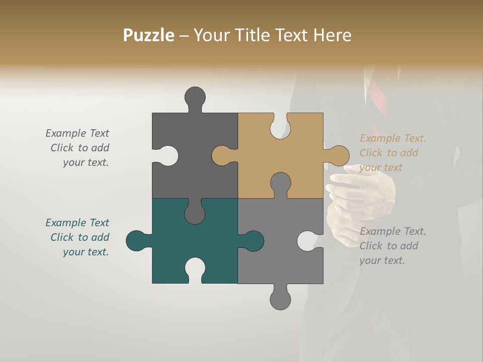 Shirt Tie Person PowerPoint Template