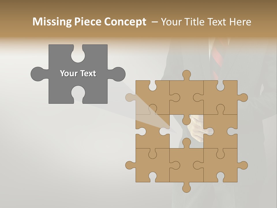 Shirt Tie Person PowerPoint Template