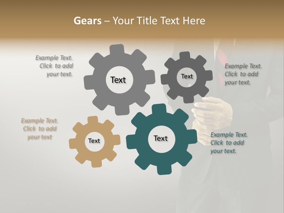 Shirt Tie Person PowerPoint Template