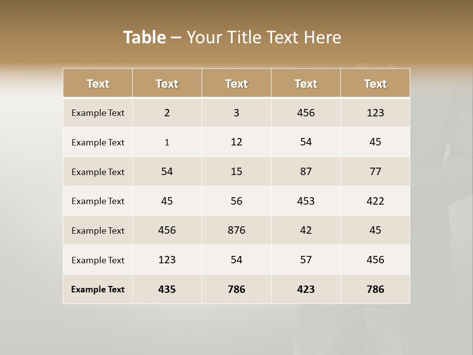 Shirt Tie Person PowerPoint Template