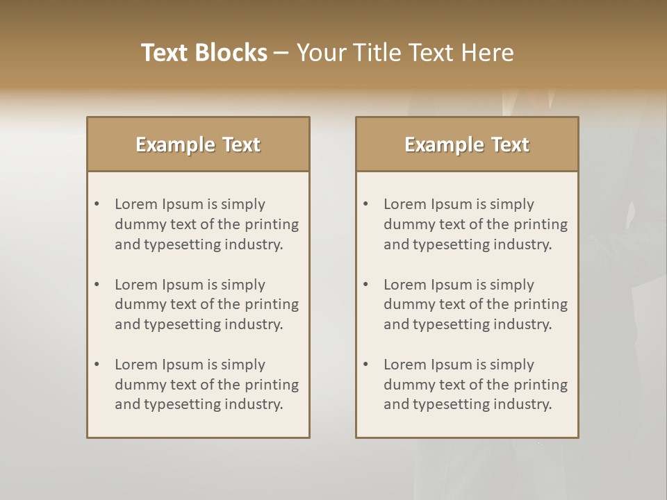 Shirt Tie Person PowerPoint Template