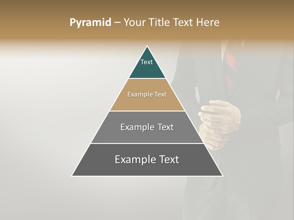 Shirt Tie Person PowerPoint Template