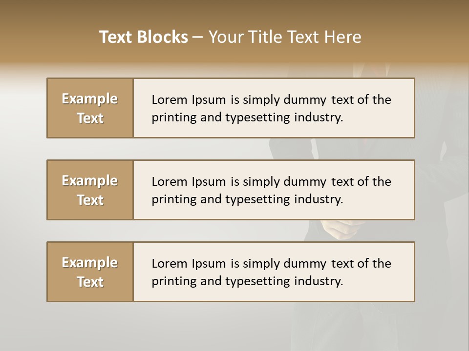 Shirt Tie Person PowerPoint Template