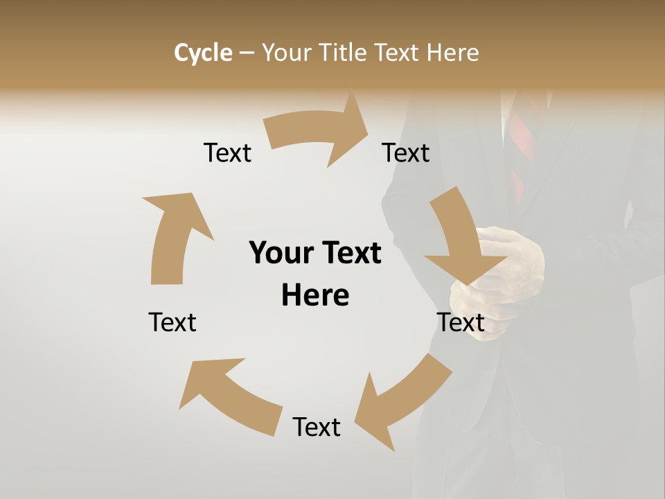 Shirt Tie Person PowerPoint Template