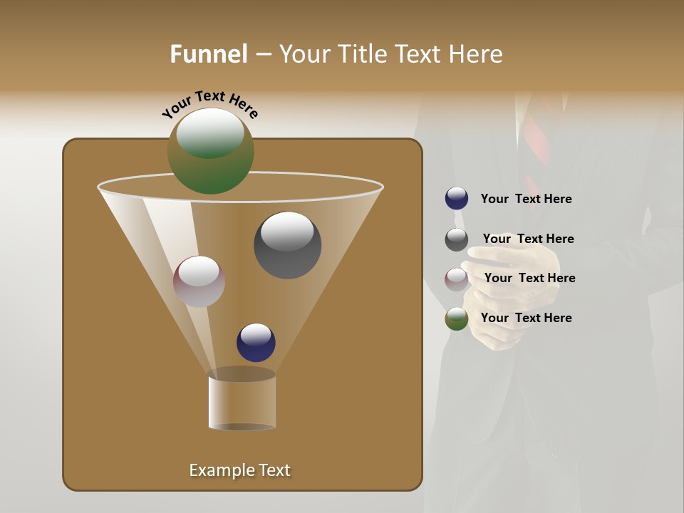 Shirt Tie Person PowerPoint Template