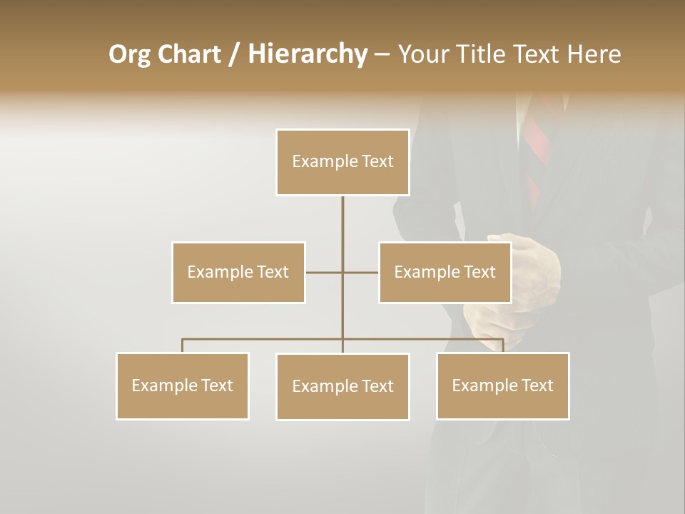 Shirt Tie Person PowerPoint Template