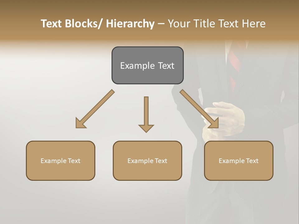 Shirt Tie Person PowerPoint Template